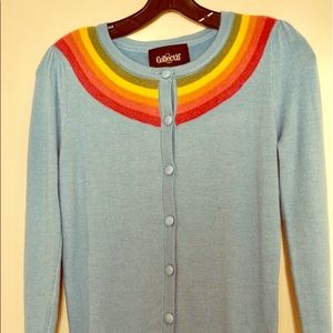 Collectif Mainline Hallie Rainbow Cardigan
